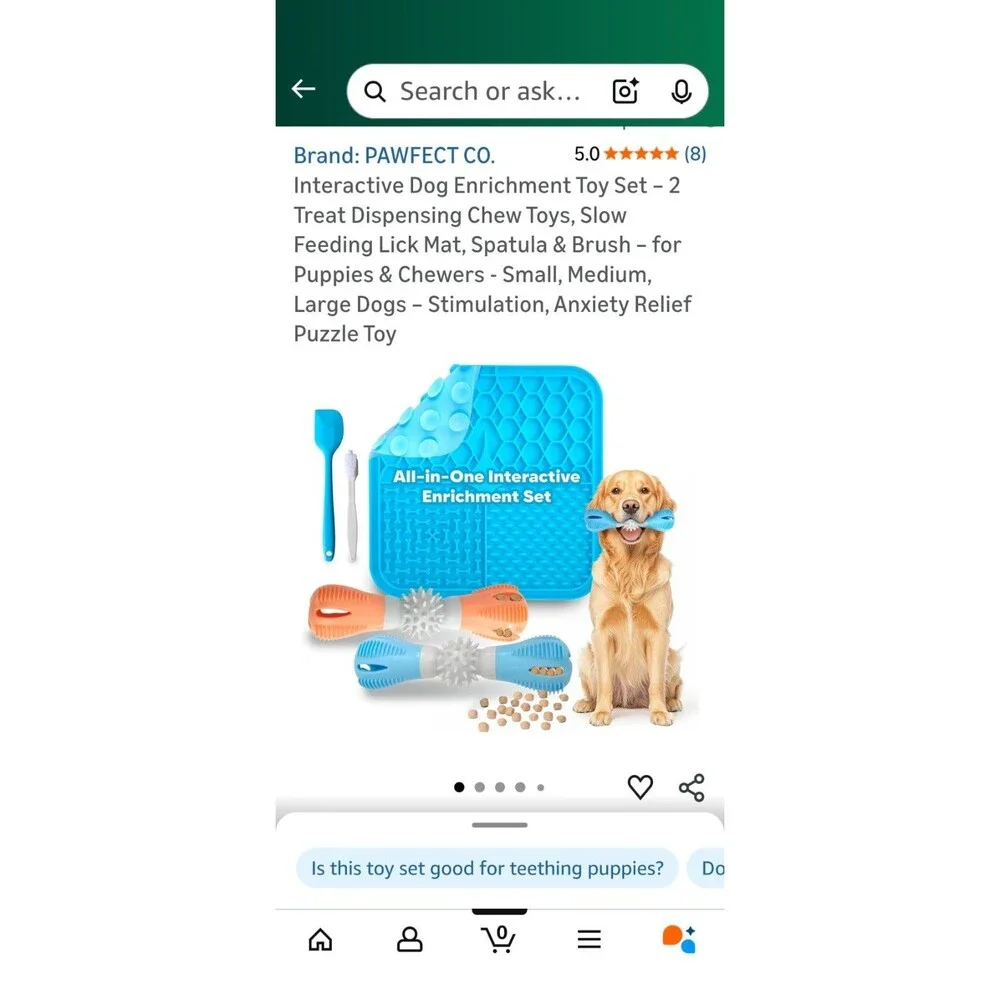 Interactive Dog Enrichment Toy Set